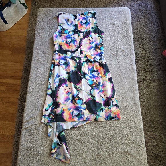 Nicole Miller Artelier Sleeveless Floral Midi Dress size 6 - Picture 5 of 10